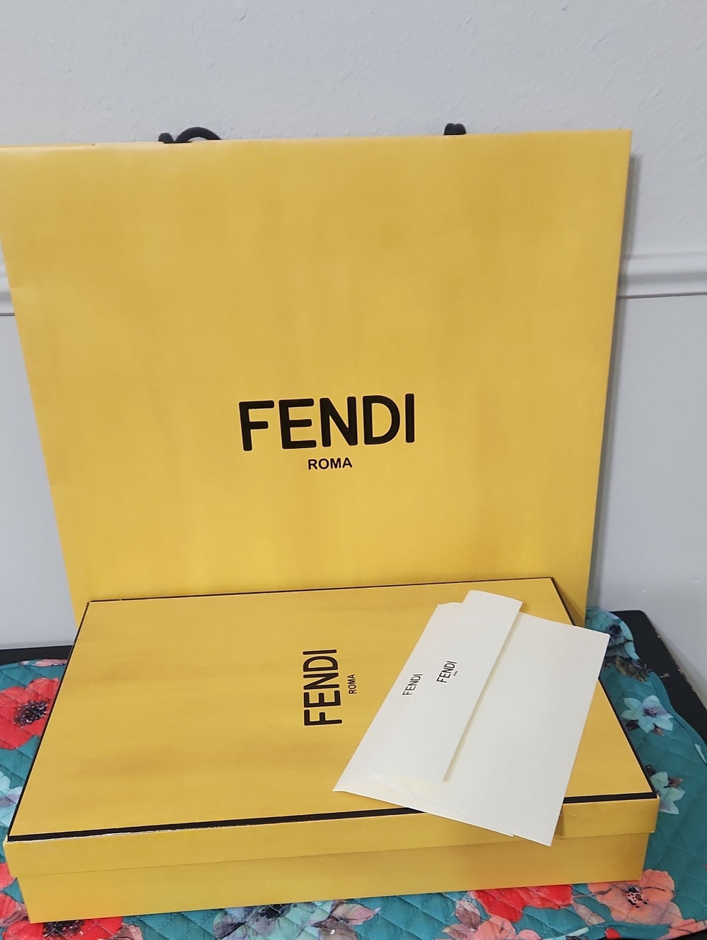 Fendi Gift Bag and Fendi Box
